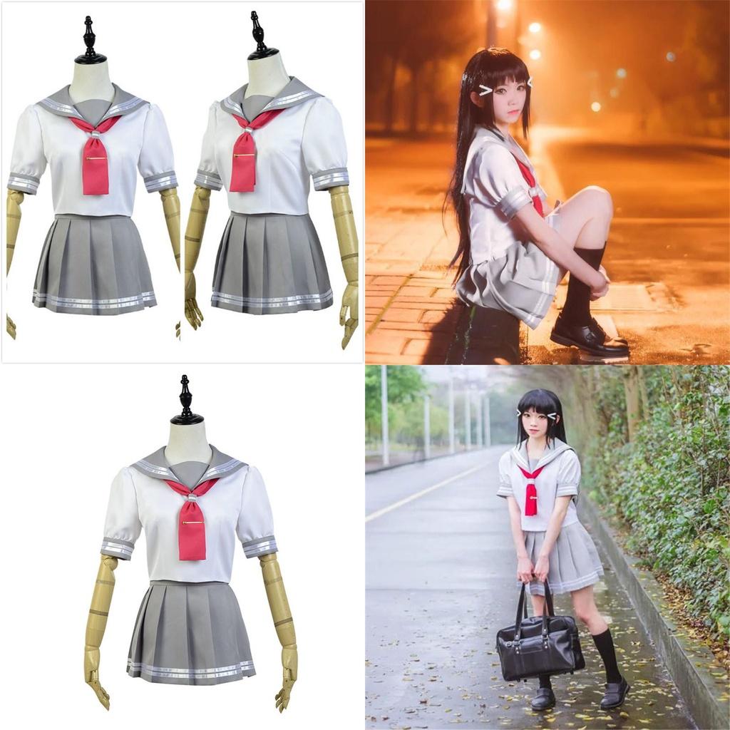 Love Live Sunshine Aqours Така́ми Чи́ка Униформа Матроска Костюм для косплея Юбка Для поклонников аниме