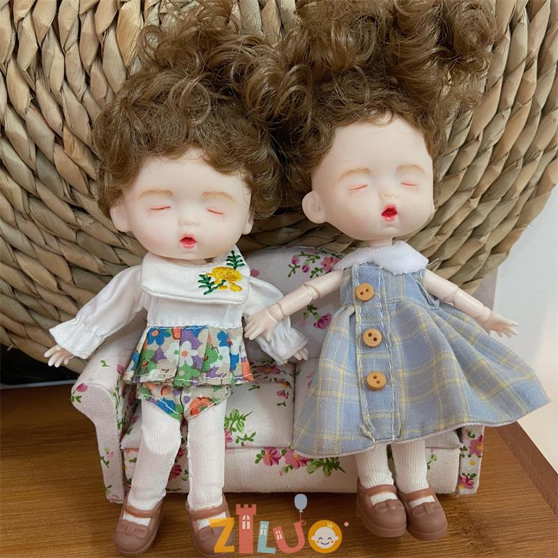 1/12 кукла Bjd Ob11 12 см Мини-куклы Платье принцессы Милая кукла 20 подвижных суставов Куклы для девочек Дети Munecas Игрушки Подарки BJD игрушка