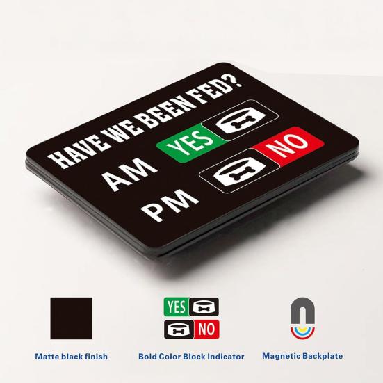 Напоминание о кормлении питомца с магнитом. Таблица кормления собаки/кошки с отметками Покормлены ли мы УТРО/ВЕЧЕР. Ежедневная доска-слайдер для кормления питомца. Магнит на холодильник