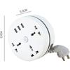 ABS Удлинитель с вилкой, светодиодная подсветка, удлинительная розетка, портативный универсальный удлинитель, для дома