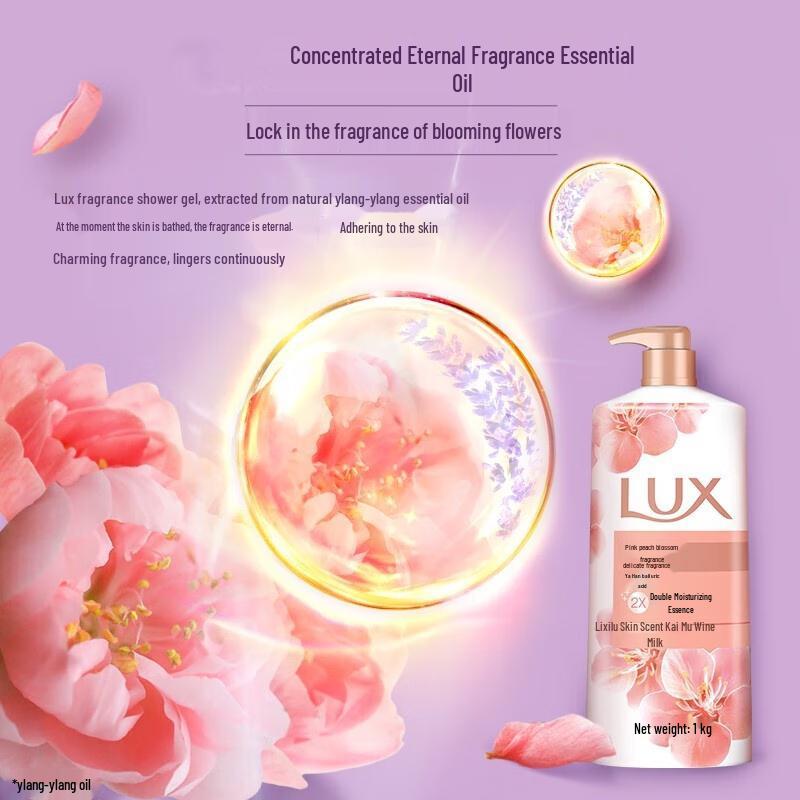 Гель для душа Lux с эфирными маслами, стойкий аромат