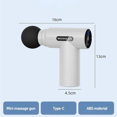 Мини-массажный пистолет USB, машина для расслабления мышц, вибрационный пистолет, массажный стержень, фитнес-оборудование, захват для шеи, пистолет для фасции