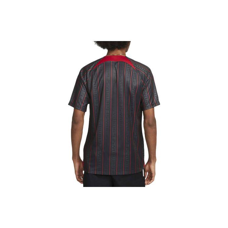 Nike Леброн x Ливерпуль. Футболка для стадиона Dri-FIT Антрацит/Красная мужская уличная одежда для спортзала FD0627-061