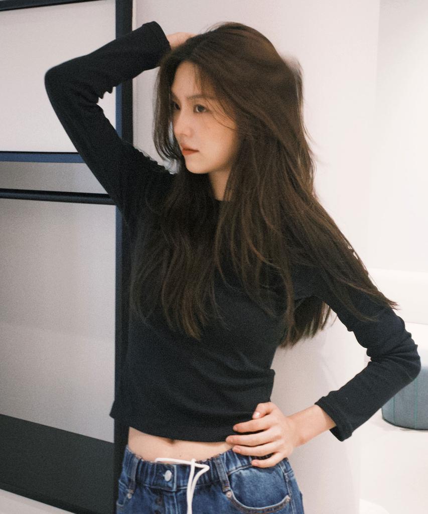 CITYBREEZE Cotton Round Long Sleeve T-Shirt (Basic)_4 Colors