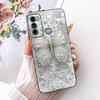 For Motorola Moto G40 Fusion / Moto G60 Phone Case Bow Pattern Colorful Butterfly Flower Back Cover Soft Matte Silicone Casing