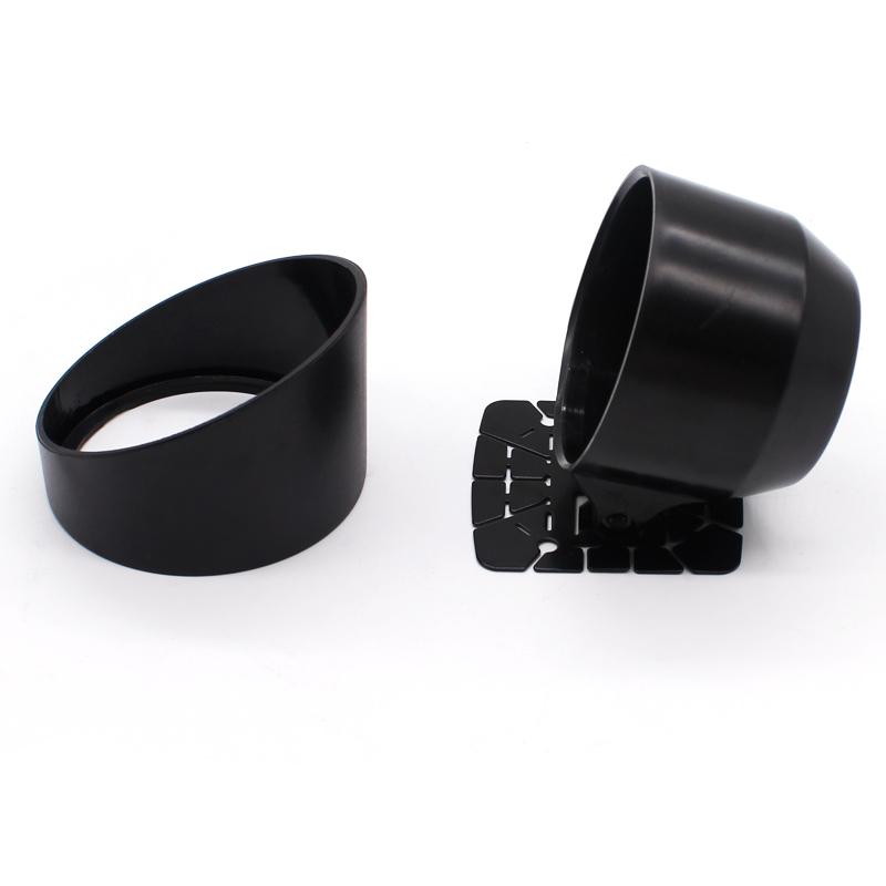 DEFT Gauge Pod 60mm Universal Gauge Cup Car Mount Holder Plastic Single Auto Car Meter Pods Dash Pod Mount Bracket Adjustable