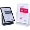 SVIAO Sign Holder, Menu Stand, Double-Sided, 360° Rotating, POP Stand, Advertising, Photo, Card Holder (Black, A5)