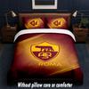 Дизайн AS Roma Комплект постельного белья 1 пододеяльник + 2 наволочки Мягкое дышащее домашнее постельное белье