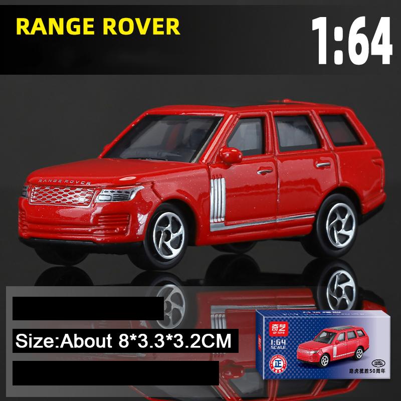 1:64 Range Rover 50-летний юбилей Литая модель из сплава Игрушечная машина Колеса скользят вперед Металлический кузов Резиновые шины Автомобиль Рождественский подарок