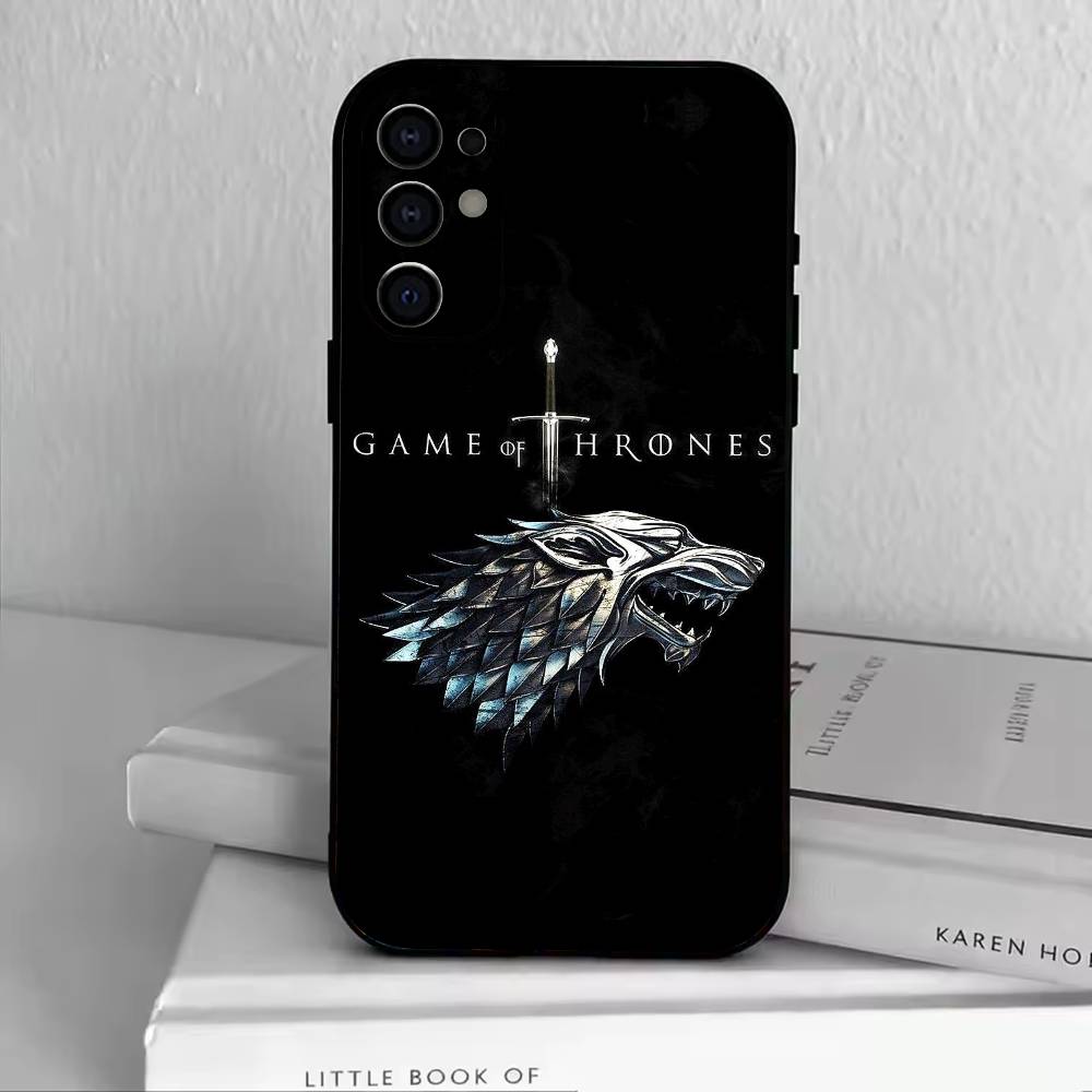 DM-game of Dragon Mother Thrones Phone Case For Samsung S25,S24,S21,S22,S23,S30,Ultra,S20,Plus,Fe,Soft Silicone Black Cover