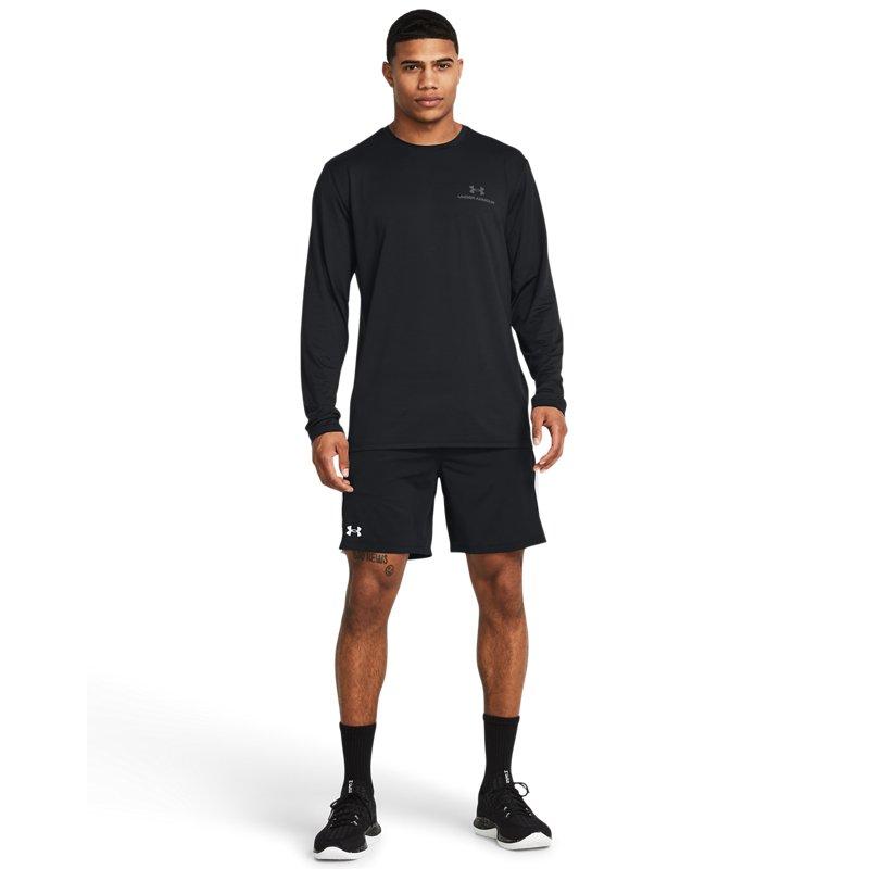 Under Armour Дышащие тканые повседневные шорты мужские шорты черные 1383346-001