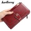 Women Handbags Faux Leather Vintage Clutch Bags Luxury Design Ladies Purse Wallet Card Holder GZW