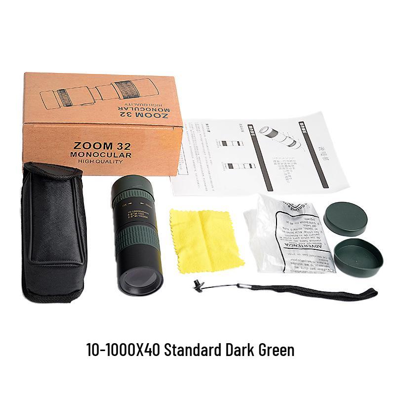 Universal Hawk 10-300x40 Variable Zoom HD Monocular Telescope for Mobile Photography