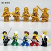 005680 M1810 M1808 M1637 Mirage Samurai Building Block Figurine Ninja Toy Bag