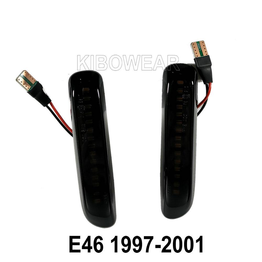 Динамический маркер на крыле, указатель поворота для BMW E46 1998-2005, светодиодный 3 серии для bmw320 e46, боковой габаритный фонарь, мигалка 1999 2000 2001