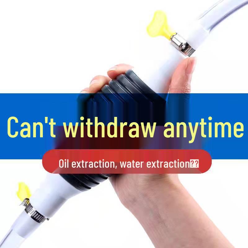 Universal Manual Siphon Pump for Oil Extraction - Ideal for Cars, Trucks, Urea Systems & Fish Tanks