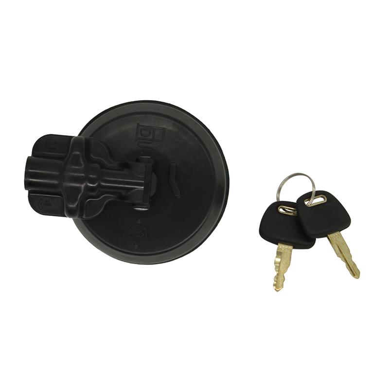 Fuel Tank Cap With 2 Keys Compatible with Hitachi ZX60-5G ZX70-5G ZAX200 ZAX210 Excavator Parts
