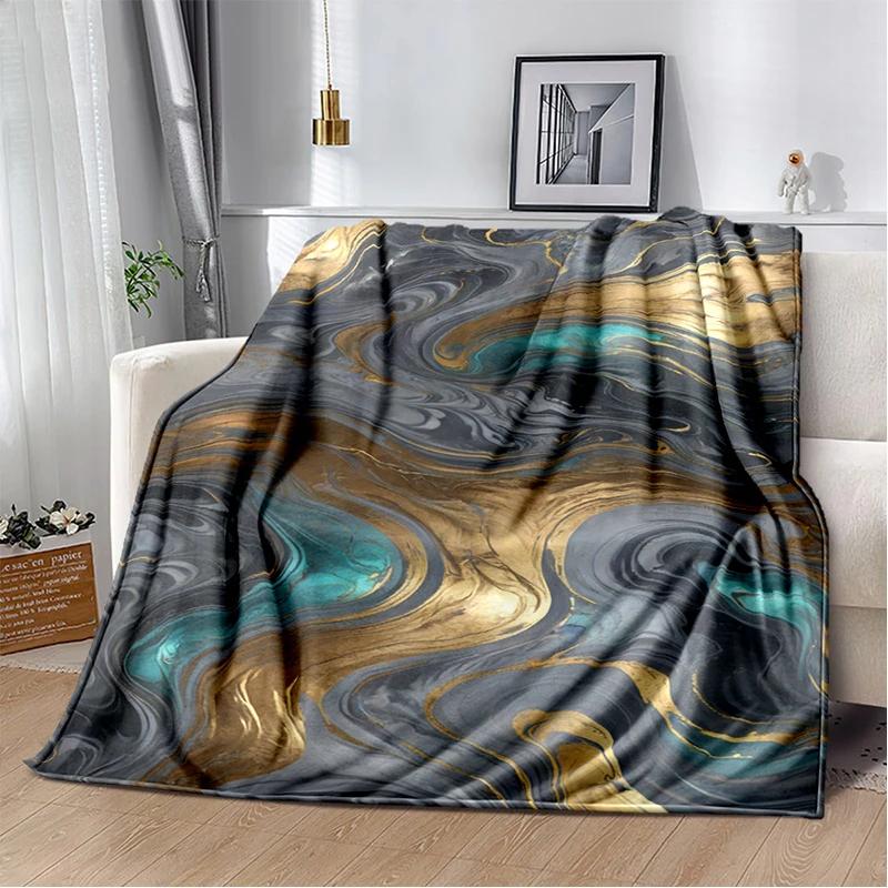 2026 New Style Luxurious Nature Marble Colour Blanket,Soft Throw Blanket for Home Bedroom Bed Sofa Travel Picnic Cover Kid Gift