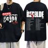 Rebelde RBD Tour Concert 2023 Новая футболка унисекс в стиле ретро в стиле хип-хоп, модные хлопковые футболки унисекс большого размера, уличная одежда