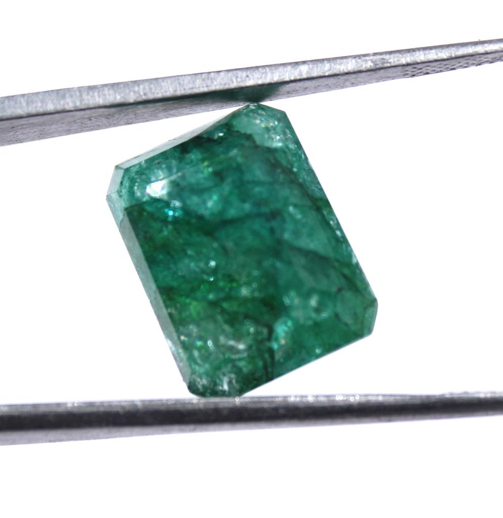 13.30 Carat Christmas Day Big Offer Green Emerald Emerald Shape Colombia Certified Gemstone SN56