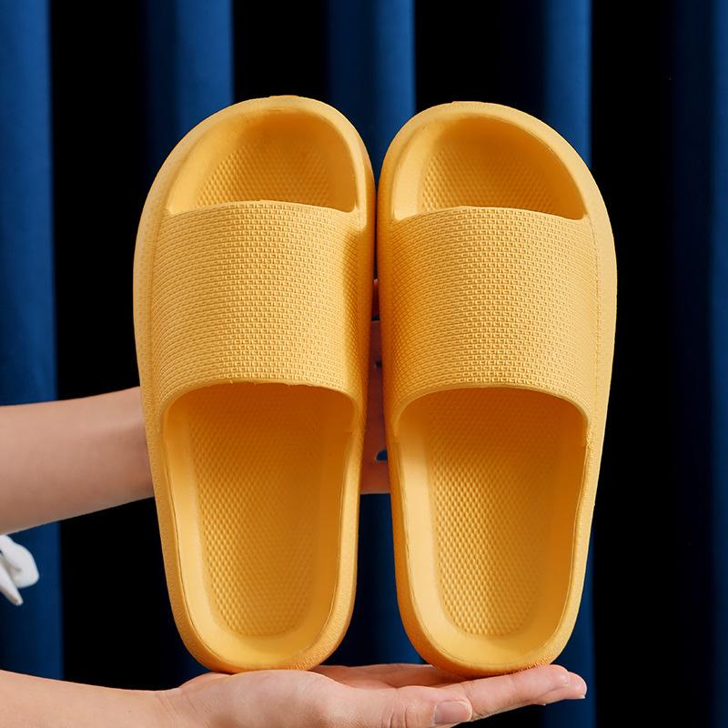 Women Men Slippers Thick Sole Summer Beach Slides Bathroom Anti-Slip Slipper Soft Sandals Fashion Flip-Flops Ultra-Light Shoes