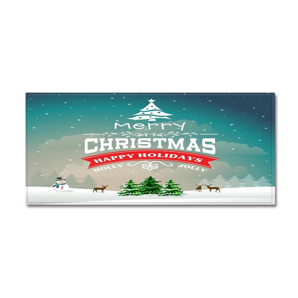 Рождественский кухонный песочный ковер придверный коврик длинный напольный коврик