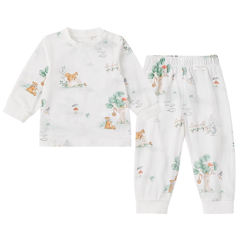 PurCotton Infant & Toddler Pure Cotton Long-Sleeve Loungewear Set