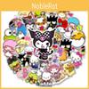 Очаровательный набор из 50 наклеек Sanrio Kuromi для декора багажа