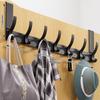 С 5/6/7 крючками над дверным крючком Съемная вешалка для одежды Новые вешалки для полотенец Ванная комната