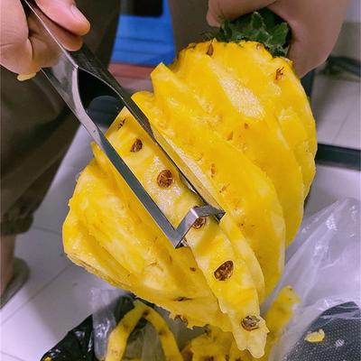 Нержавеющая сталь Нож для удаления глазков ананаса Эффективный кухонный аксессуар, предназначенный для быстрой и эффективной очистки фруктов дома