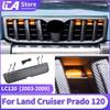 Для Toyota Land Cruiser Prado 120 2003-2009 передняя решетка Net Light, Lc120 средняя сетка, декоративные аксессуары для модификации света