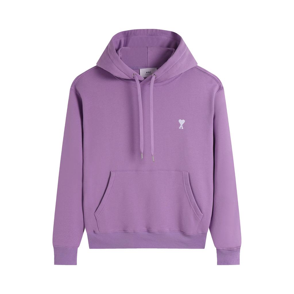 AMI 2025 Autumn and Winter New Embroidered High-quality Cotton Hooded Sweatshirt, Hoodie, Couple Pullover