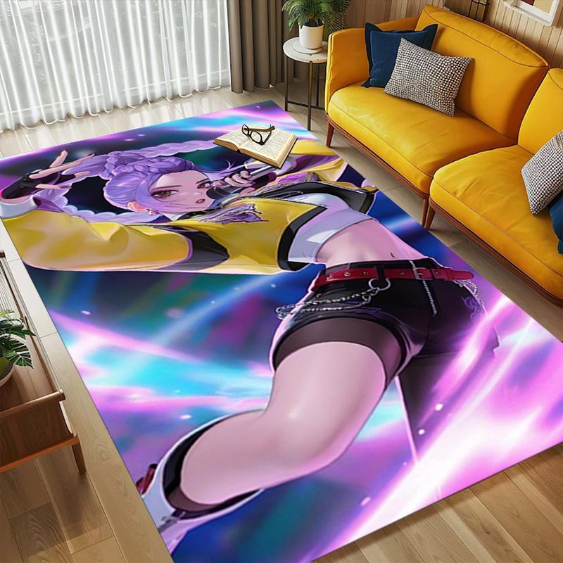 Purple Power Living Room Non-Slip Area Rug Soft Carpet for Bedroom Game Playroom Sofa Office Home Decor Doormat Christmas Gift C9211275