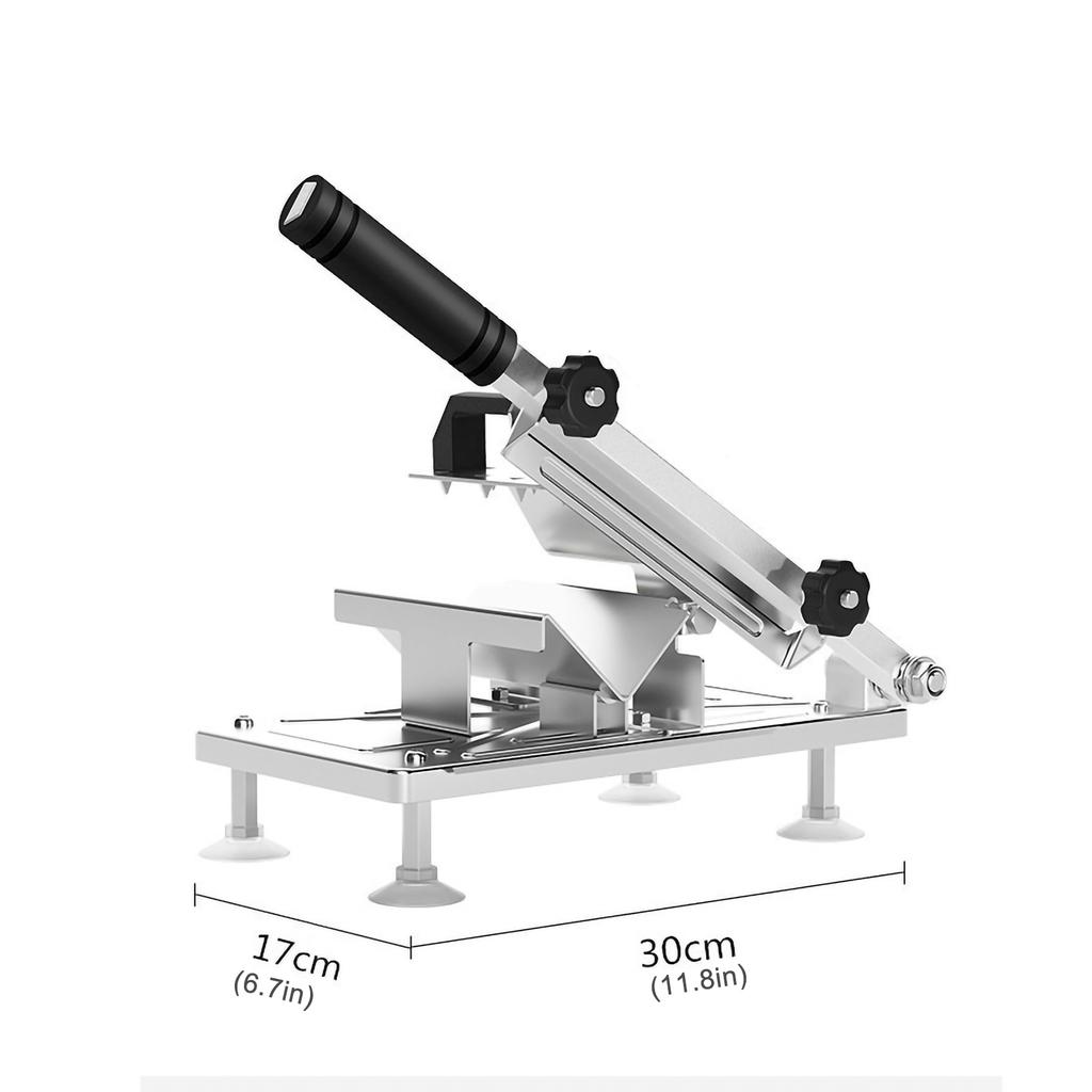 304 Stainless Steel Food Slicer Household Manual Frozen Meat Slicer Beef and Mutton Roll Quickly Slice for Cooking of BBQ HotPot