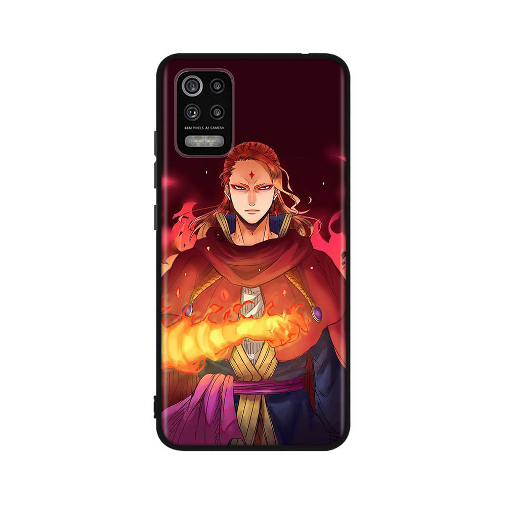 Чехол DT51 Black Clover Anime для Xiaomi Poco X6 X4 M5 M6 F5 F6 C65 C55 C50 C51 C40 Redmi Note 7 8 14C A3X 13C 12C 11 10A 9C Pro Black Sofe Cover