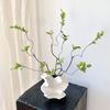 Yousheng 3 Pcs Faux Fall Leaves Stems Artificial Ficus Branches Fall Ficus Foliage for Vases Fall Table Centerpieces Farmhouse Decor