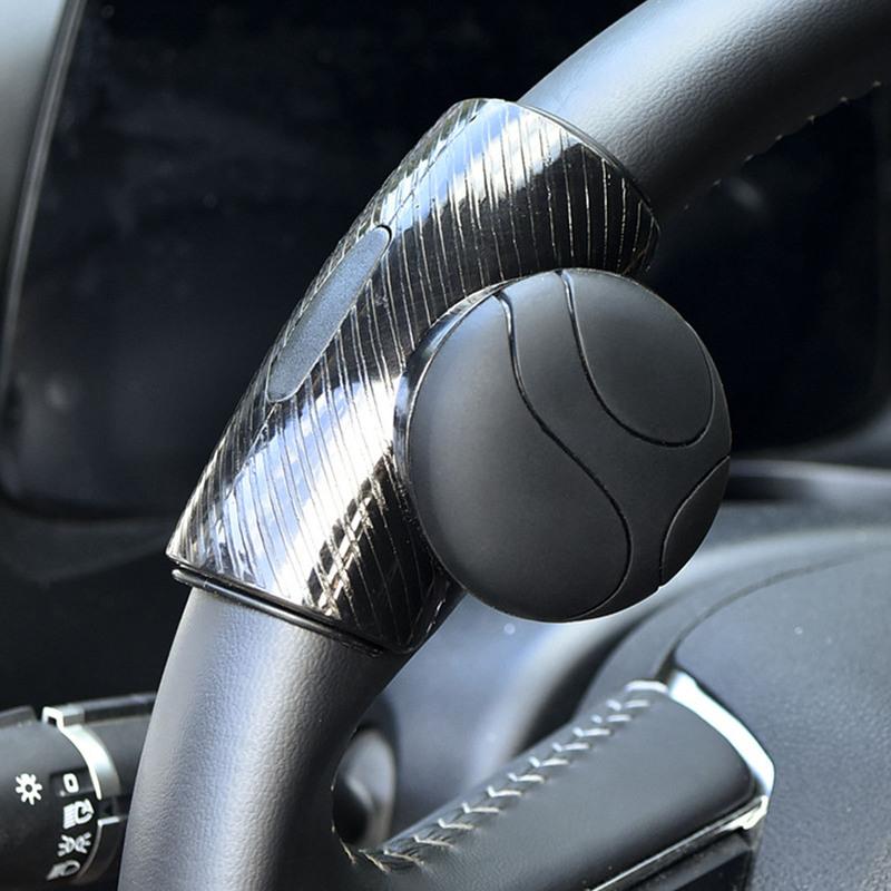 Steering Wheel Spinner Knob Non-Slip Universal Car Spinner Handle Quick Release Steering Assist Tool for Trucks Mowers Boats