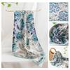 Womens 100% Mulberry Silk Square Scarf 53x53cm Fashionable All-match Shawl