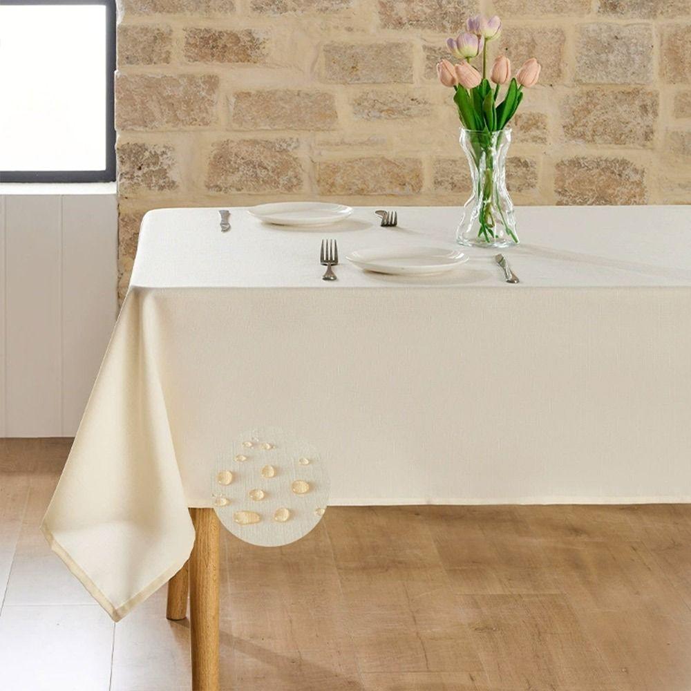 Waterproof Rectangle Table Cloth Anti-Shrink Soft and Wrinkle Resistant Washable Farmhouse Tablecloth Table Cabinet Cover Cloth