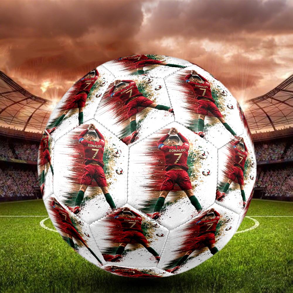 1pc Youssef Ennesyri Celebration Size 5 Football Soccer Balls, Competition Sport Football Indoor And Outdoor Training Ball. Q63014