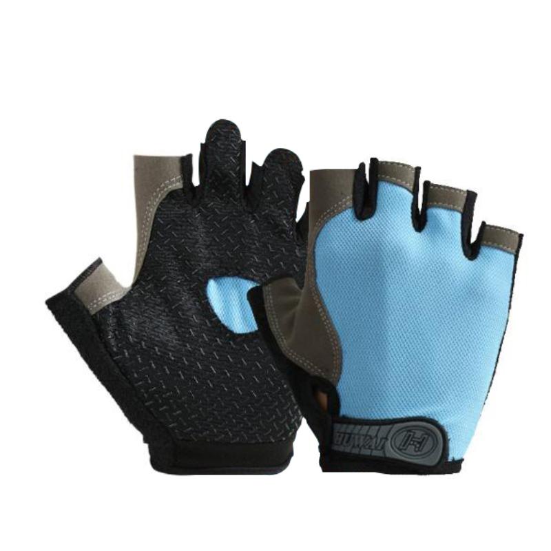 Half Finger Cycling Gloves Men Women Anti Slip Shock Breathable Summer Bicycle Gloves Fingerless Sports Gym Training Bike Gloves