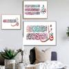 Islam Arabic Calligraphy SurahVerses Quote Throne of Allah Wall Art Poster Canvas Painting Print Quran Pictures Home Wall Decor