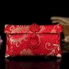 Year of the Horse Silk Brocade Red Envelopes with Hot Stamping Embroidery for Weddings and New Year