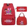 Kpop Demonunters Peripheral Children'S Backpack Elementary And Secondary School Bag Three-Piece Set