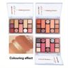 12-цветная комплексная палитра пудр для макияжа, матовая перламутровая пудра цвета земли, румяна, пудра для бровей, палитра теней для век