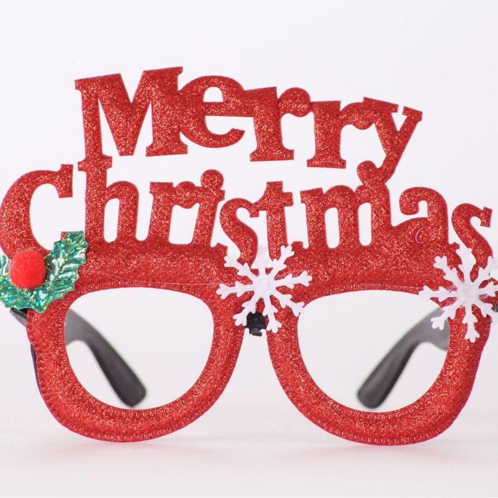 Christmas Party Eyeglass Frames: Santa, Snowman & Antler Designs for Kids