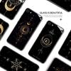 Luxury Tarot Cards Series Tempered Glass Phone Case for iPhone Samsung Galaxy Infinix TPU Soft Edge Shockproof Smartphone Cover