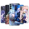 Genshin Impact Game Phone Case For Samsung Galaxy S22 Pro S21 S20 Ultra FE S10 Lite 5G S10E S9 S8 Plus Soft TPU Black Cover