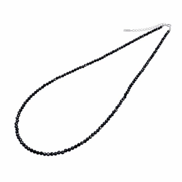 Ожерелье Черная шпинель, самое длинное 55 см [Лара Кристи] cp5059-55