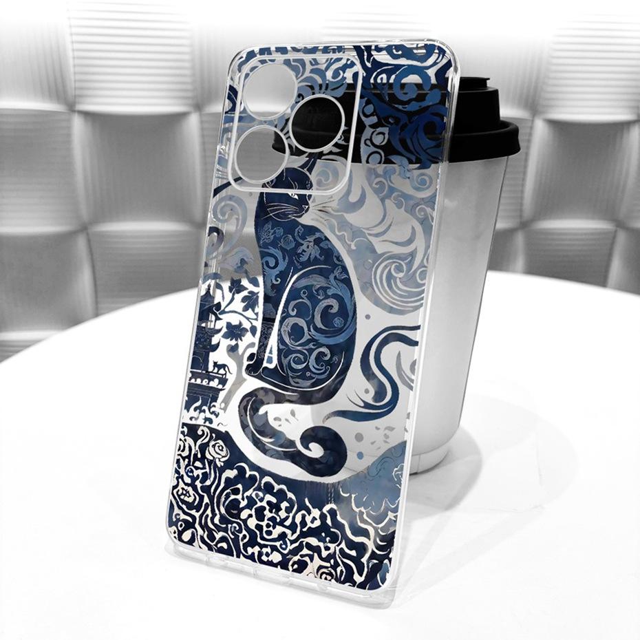Clear TPU Case For Realme Note 50 C51 C51s C53 Newest Style Pattern Phone Cases For Realme Note50 C51 C51S C53 Back Cover Bumper